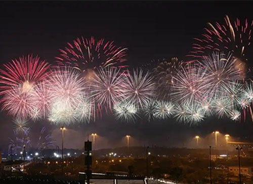 应城市焰火晚会